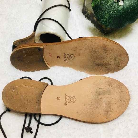 Cornetti Italian Made Wrap Gladiator Sandals Size 36 - Picture 10 of 13